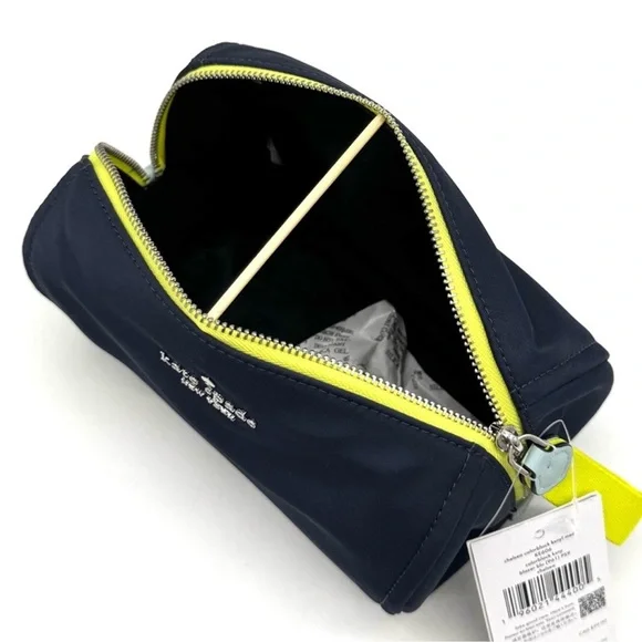 Kate Spade Chelsea Colorblock Medium Cosmetic Case Blazer Blue - Picture 6 of 7